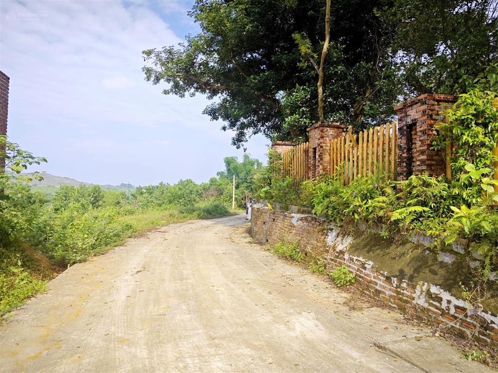 Diện tích 5.600m2 (có 800m2 thổ cư) lô góc 2 mặt tiền, mặt chính 50m, bám suối, thế đất thoải