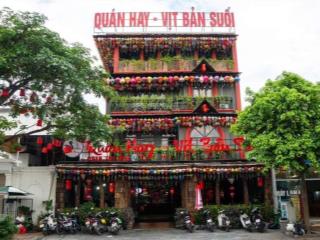 View hồ! mặt bằng thành phố giao lưu form nhà biệt thự mt 15m. dt 600m2. phù hợp mở nhà hàng cafe