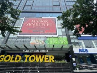 Mua bán sàn văn phòng dự án gold tower  thanh xuân  hà nội với dt 1700m2, giá chỉ 64 triệu/m2