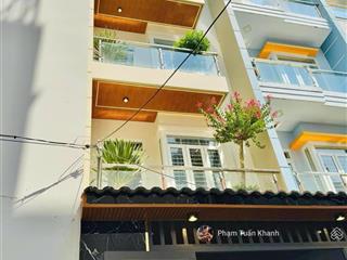 Nhà phố gò vấp  khu đồng bộ  4 x 17m  4 tầng full nội thất  oto vào nhà