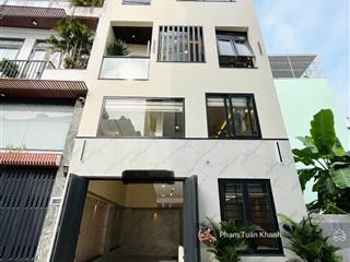 Nhà gò vấp  khu đồng bộ  mt ngang 6m  5 tầng full nội thất  đường 6m  canival ngủ trong nhà