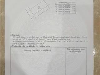 Chỉ hơn 3 tỷ xíu  sở hữu ngay lô góc đẹp 95,6m² bắc thượng, nội bài,  0979 411 ***