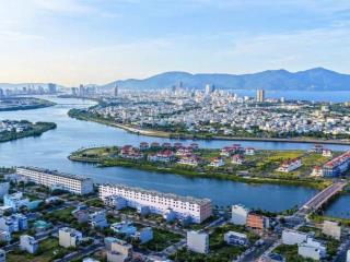Bán cặp đất bờ quan 8  nam hoà xuân gần sông và đảo kim cương 210m2 ngang 10m đông nam sạch sẽ