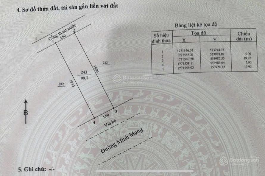 Bán cặp đất trục 33m minh mạng ngay bãi tắm sơn thuỷ, 200m2 ngang 10m cách biển 300m