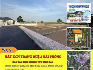 Chào bán 24 lô f0 sát vách dự án kcn tràng duệ 3 tại bát trang an lão