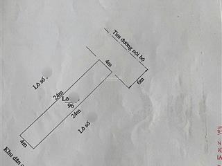 2 lô liền kề đất tái định cư gốc lim phía công ty xuân trường diện tích 96m2 (ngang 4 x 24m)