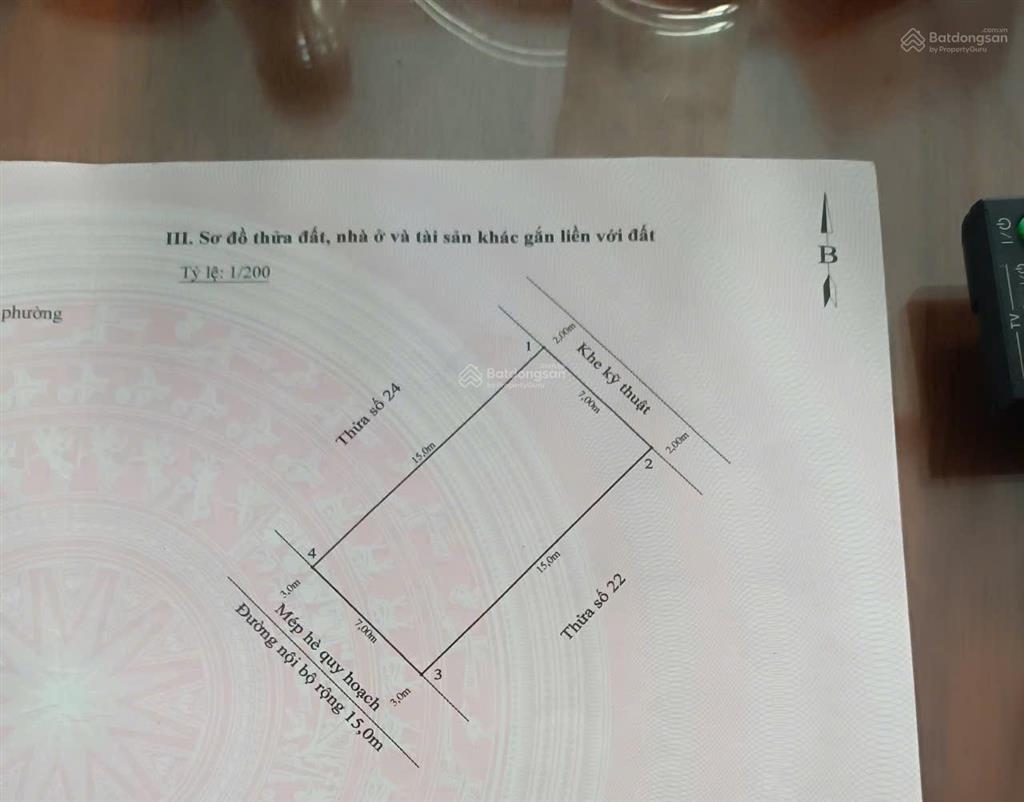Bán đất tại lô 26 lê hồng phong đông khê ngô quyền diện tích 105m2 ngang 7m. xây nhà siêu