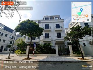 Cần bán căn biệt thự lô góc tại kđt dương nội, 250m2 nhà xây thô hoàn thiện mặt ngoài (38.5 tỷ)