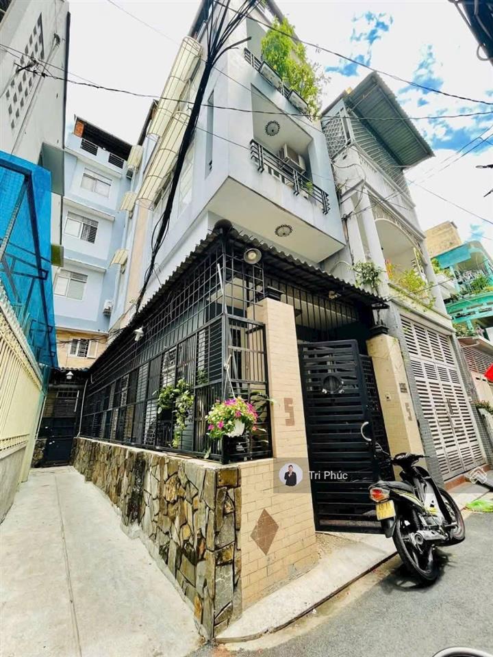 Giảm sâu 9tỷ98 bl, ngay ngã tư phú nhuận 65m2 4 tầng, hẻm xe hơi thông gần chợ nguyễn đình chiểu