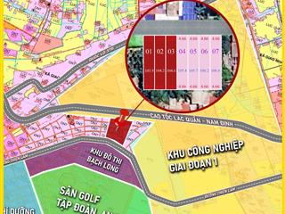 Bán mảnh đất 100m2 liền kề kcn hải long vsip nam định 1.100ha tháng 9 khởi công