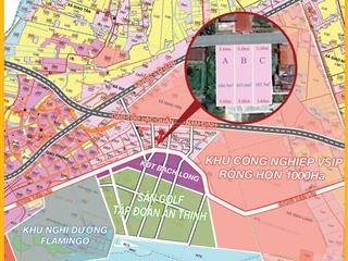 Sang tên 3 lô đất full cư dt 102  105m2 mặt 5,68m liền kề trục đường thiện lâm ra bãi tắm quất lâm