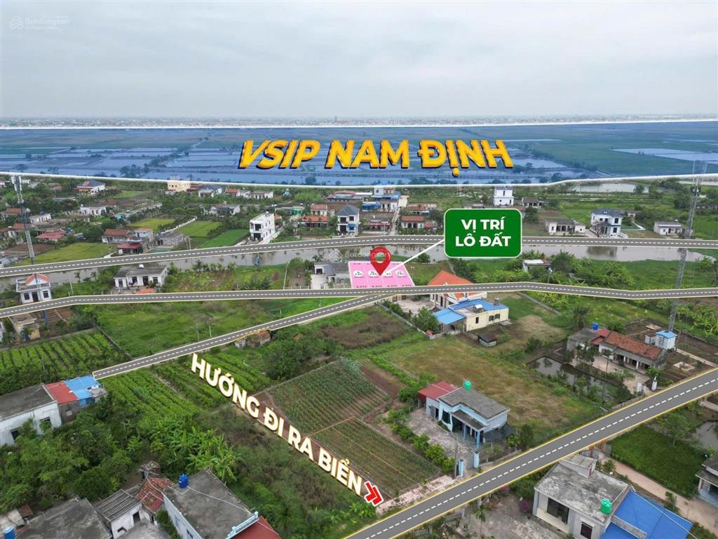 Chính chủ thanh khoản gấp 4 lô đất liền kề kcn vsip hải long nam định đang san lấp mặt bằng