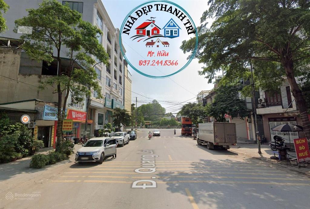 Siêu siêu hiếm! cc cần bán mảnh đất 80 m2 mặt đường quang lai, thanh trì, kinh doanh sầm uất