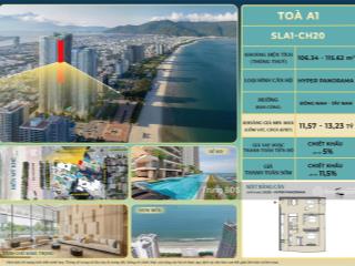 Bán căn góc 2 mặt thoáng 106m2 tòa a1 the soleil da nang view biển mỹ khê siêu tiềm năng đầu tư