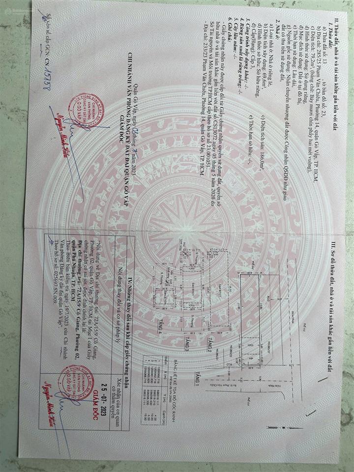 Cần tiền bán gấp nhà phố mặt tiền chợ thạch đà, phạm văn chiêu, gò vấp, tphcm