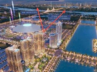 Chính chủ cần bán gấp căn 1 ngủ. view pháo hoa trung tâm triển lãm grand expol, cầu tứ liên