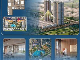 Tầng 20 bán căn 1 phòng ngủ +1 như 2 ngủ 1vs 47,5m masteri grand avenue,cổ loa đông anh giá 5,09 tỷ
