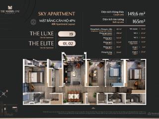 Bán căn hộ 4pn, 3wc,tầng 24 dtich 147,5m2 the matrix one 2, giá 20,6 tỷ,view trung tâm mỹ đình