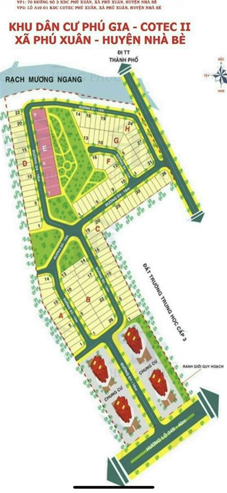 Bán nhanh nền góc 10x23 (226m²) cotec phú gia nhà bè giá 21.5tr/m²