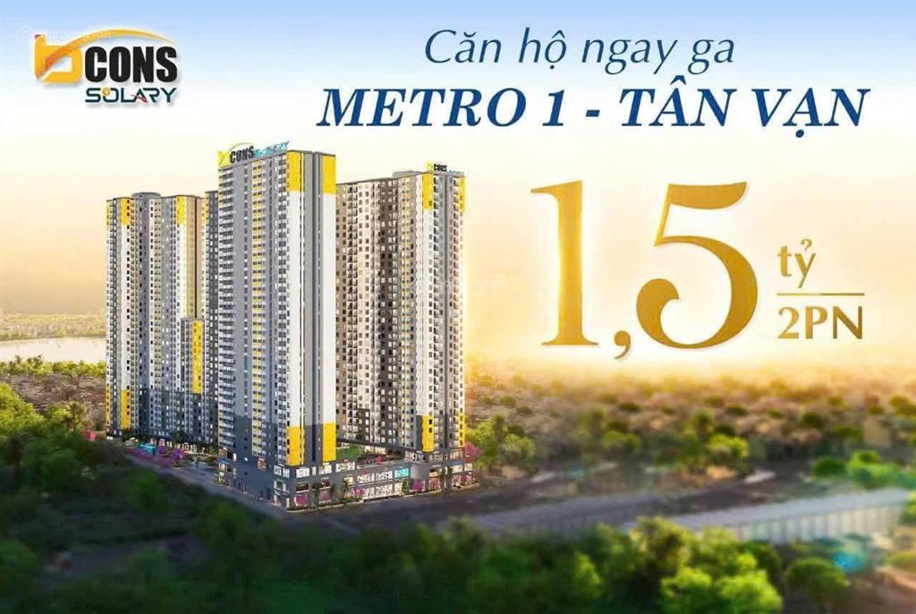 Bcons solary  căn hộ dưới 2 tỷ  cách metro 700m