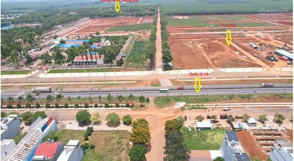 Đất nền ngay ngã 4 dầu giây, mặt quốc lộ 1a, sổ riêng, diện tích 100m2, giá 1.8 tỷ,  0934 828 ***