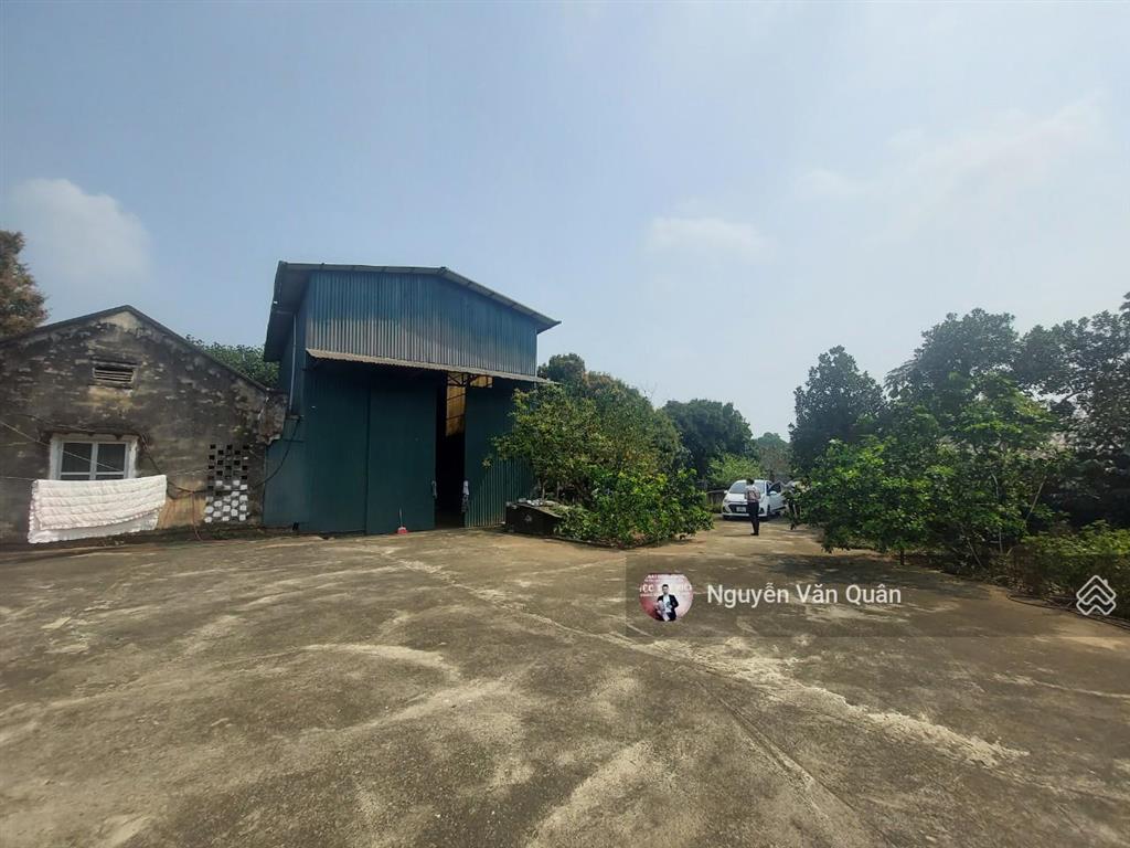 Bắt đáy! 16.8 tỷ sở hữu nhà xưởng 5800m2, có 800m2 đất ở đường lớn sẵn nhà xưởng tại lương sơn