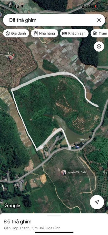 Cắt lỗ 5 tỷ! 8.4 ha đất đẹp bám đường lớn 300m, ao đẹp trong đất, 3 mặt thoáng view cánh đồng
