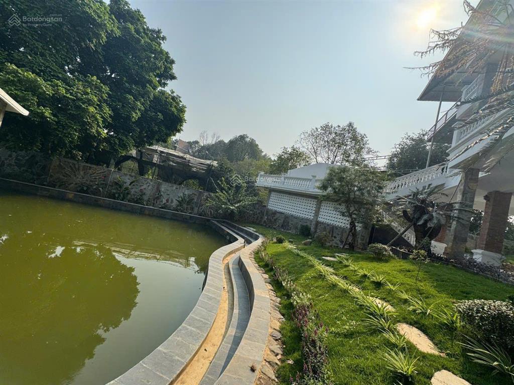 Siêu phẩm! biệt phủ cao cấp 1250m2 tại hoà sơn, lương sơn, full đồ nội thất, bể bơi, khuân viên