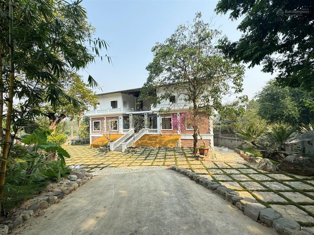 Siêu phẩm! biệt phủ cao cấp 1250m2 tại hoà sơn, lương sơn, full đồ nội thất, bể bơi, khuân viên