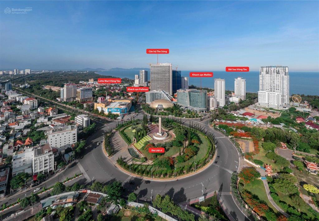 Bán giá rẻ hơn cđt căn hộ 3pn the sóng vũng tàu view biển giá 6.390tỷ full.  hotline 0902 674 ***