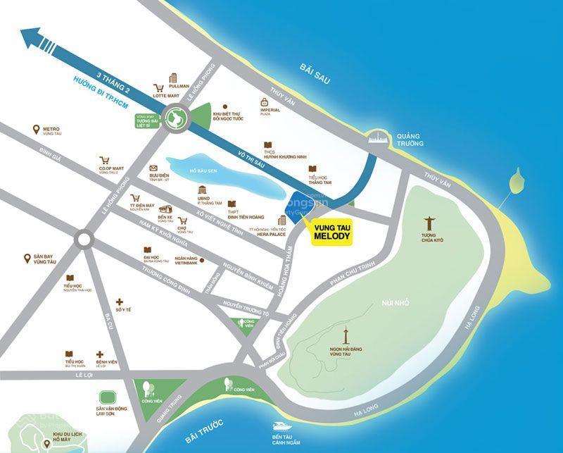 Bán căn hộ chung cư melody vũng tàu gần biển, 2pn 1wc 60m2 giá 3.3
tỷ. 0902 674 *** ms.thảo