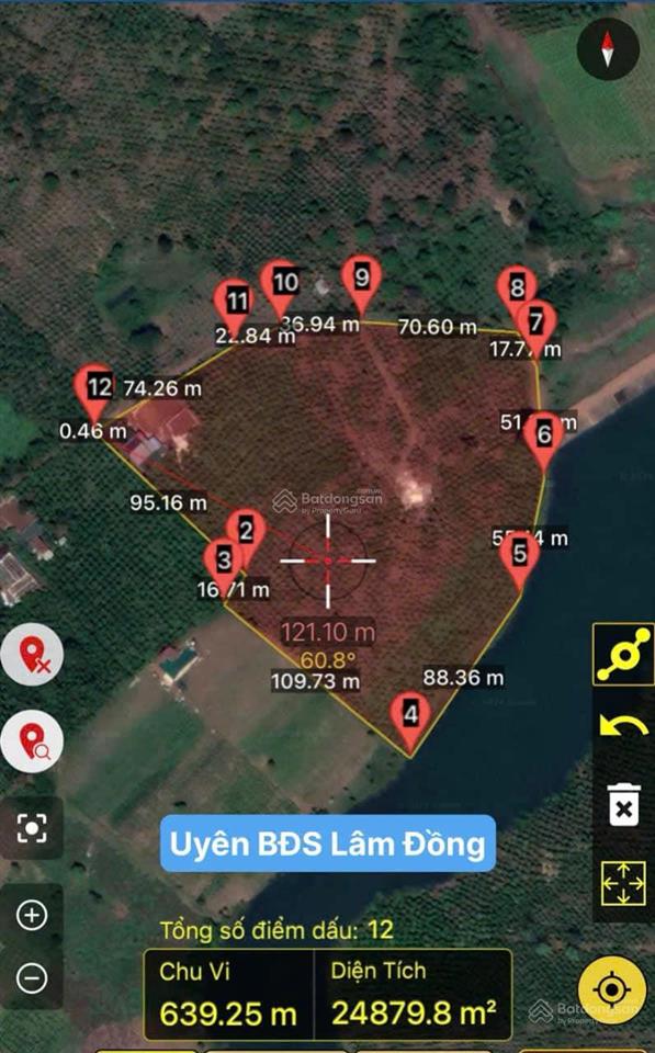 2,5ha hơn 200m mặt tiền, 140m mặt nước, giáp hồ, giá chỉ 360tr/sào thương lượng