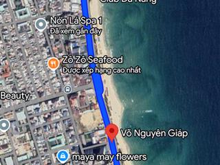 Chào bán 2 căn tuyệt đẹp mặt tiền đường võ nguyên giáp ngang 7m 140m2