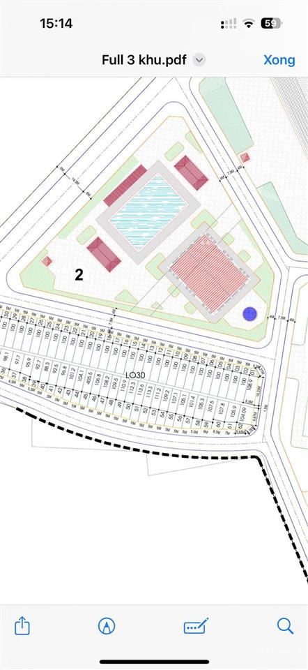 Chính chủ bán lô đất 100m² lo30 khu đô thị vườn sen.  0945 288 ***