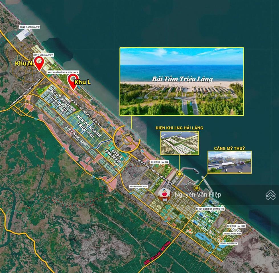 Bán đất ven biển (khu n) sát khu công nghiệp đa ngành và cảng nước sâu mỹ thủy