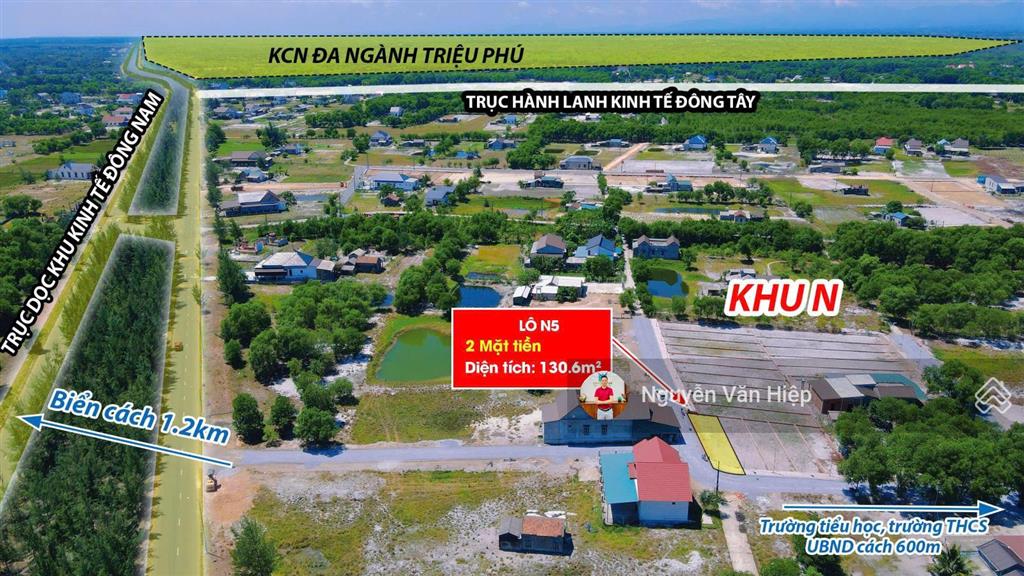 Bán đất ven biển (khu n) sát khu công nghiệp đa ngành và cảng nước sâu mỹ thủy