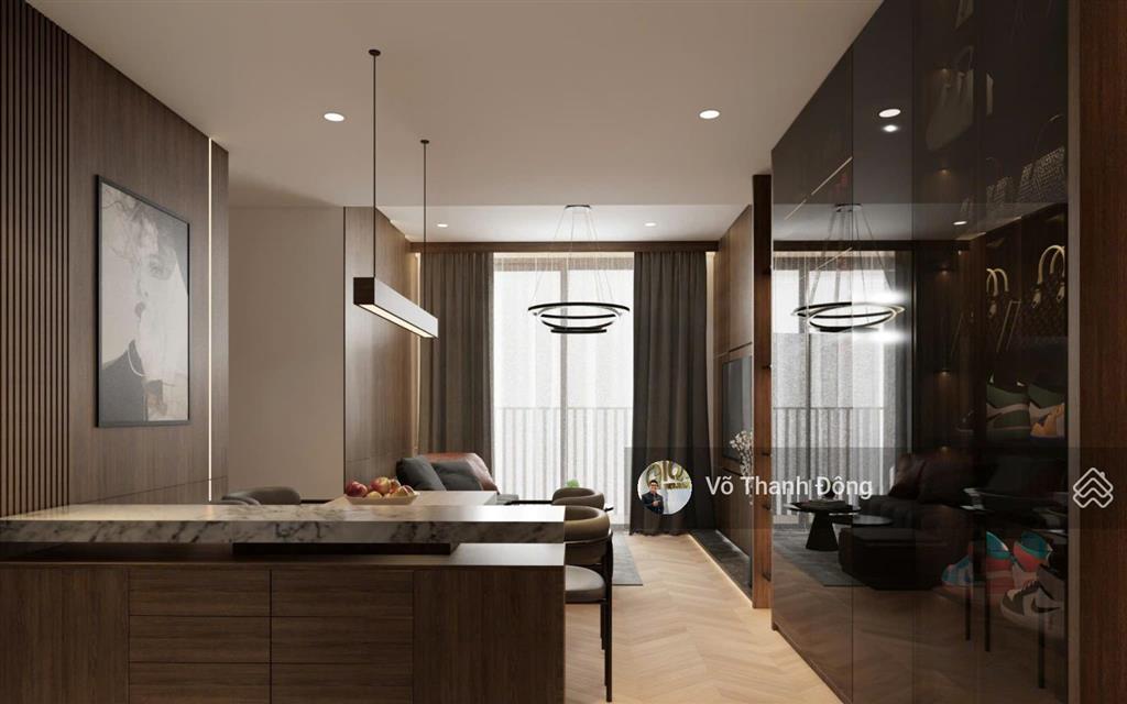 Bán 2 phòng ngủ góc 77m2 lumiere riverside, tầng cao, nội thất cao cấp nhập khẩu từ châu âu