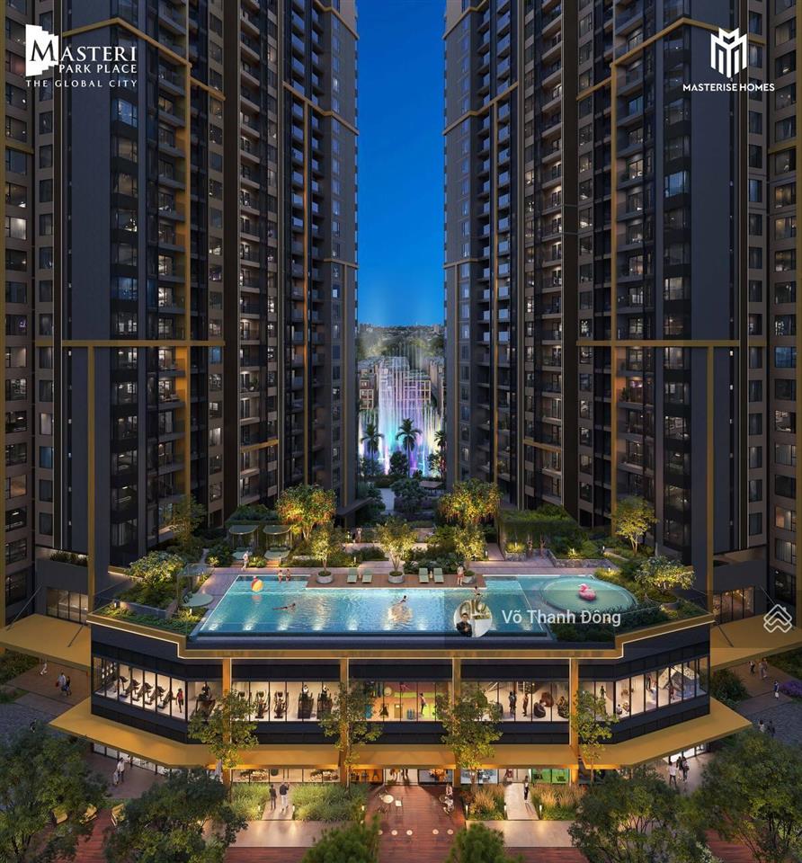 Bán căn 4 phòng ngủ masteri park place, view nhạc nước vĩnh viễn, lầu cao, giá tốt không chênh