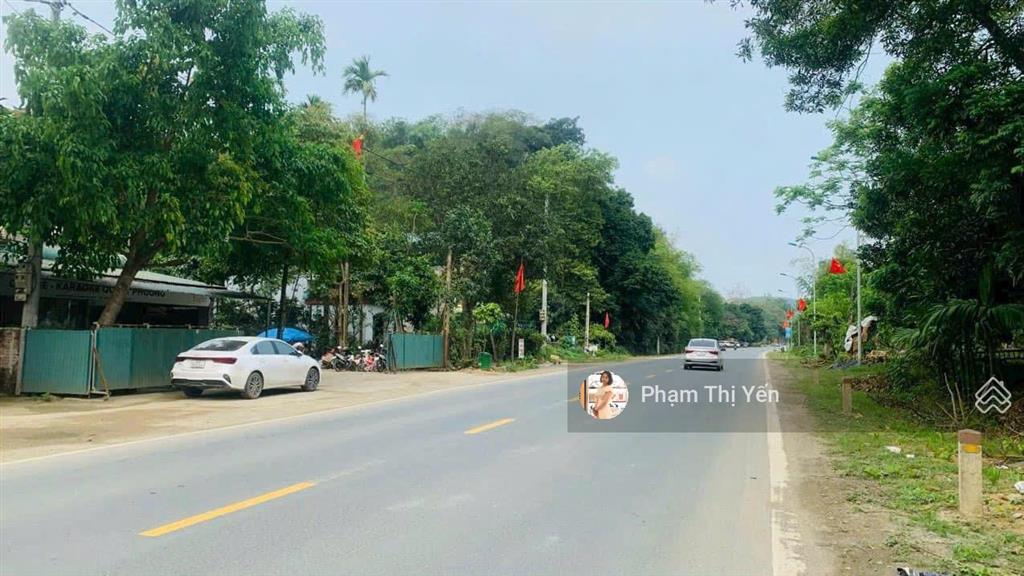 Bán đất mặt đường ql6 tại lâm sơn dt 196m2 full thổ cư giá ưu đãi chỉ 3,6 tỷ mặt tiền 7,2m bám ql6
