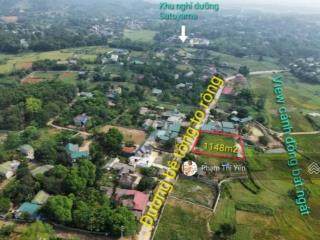 Đất nghỉ dưỡng! 1148m2/120m ont đất nghỉ dưỡng cư yên  bám đường lớn  view cánh đồng tuyệt đẹp