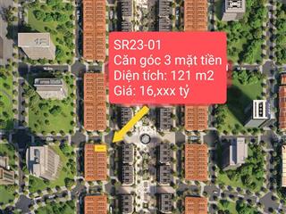 Hàng vip ! căn shophouse góc 3 mặt tiền sát biển, phố đi bộ sora bay hạ long
