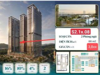 Cực hiếm  căn 2 phòng ngủ mã s2.1x.08 skym hạ long giá 3 tỷ 8 ( full giá) view trực diện biển