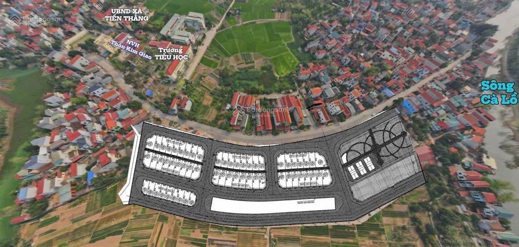 Bán đất đấu giá kim giao, tiến thắng, mê linh (giá trúng + chênh nhẹ)