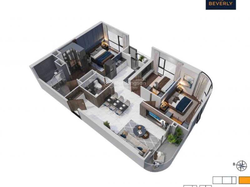 Quỹ căn 3 ngủ view hồ masteri lakeside chỉ từ 5,3tỷ trả trước 1,1tỷ miễn trả gốc lãi 24 tháng