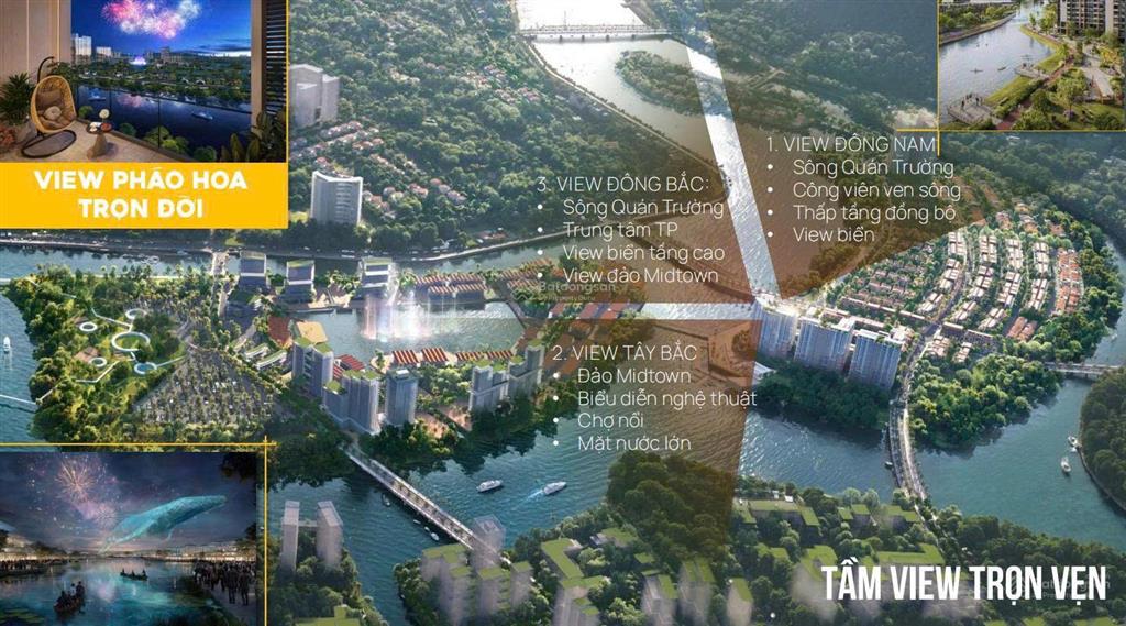 Bán căn hộ cao cấp 1pn + tầng 12  view pháo hoa và view biển tại tòa onsen 1