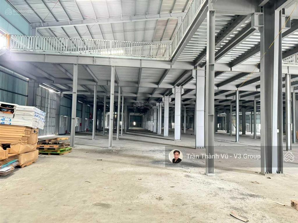 X1028. cho thuê kho xưởng kcn tỉnh thái bình 5.000m2 có tba 750kva, pccc tự động giá 60k