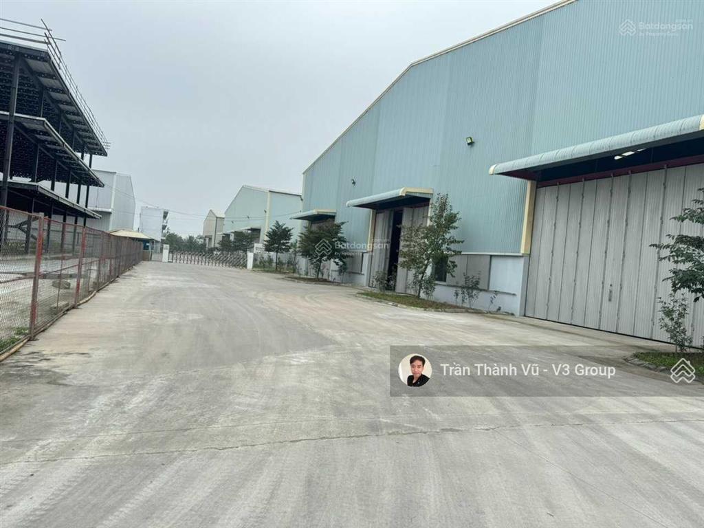 X1028. cho thuê kho xưởng kcn tỉnh thái bình 5.000m2 có tba 750kva, pccc tự động giá 60k