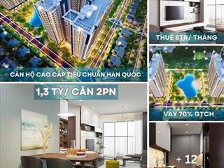 Bán chung cư yên bình complex  2 ngủ (54m2) giá 1.22 tỷ bao phí, sổ lâu dài  cho thuê 8tr/tháng