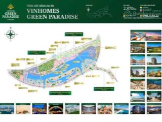 Shophouse vịnh ngọc 48 vinhomes green paradise cần giờ, vnm2, mt 5m, 4 tầng, 13 tỷ