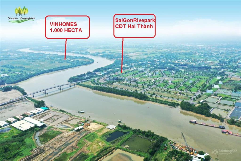 Mở bán nền saigon riverpark  mua trực tiếp cđt hai thành  sổ riêng đuờng 20m  góp 6  12 tháng